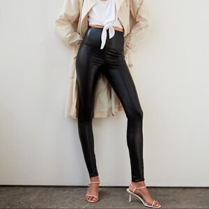 ARITIZA- Wilfred Free Daria Black Faux Leather Leggings/Pant (Small)